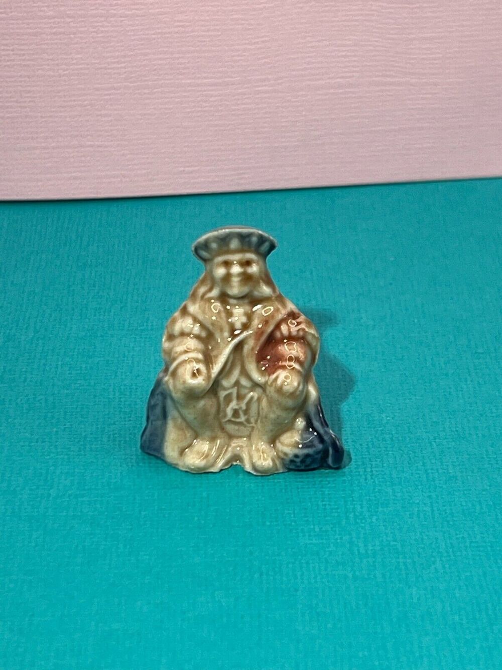 Wade England King Nole Miniature Porcelain Ceramic Figurine Nursery Rhyme